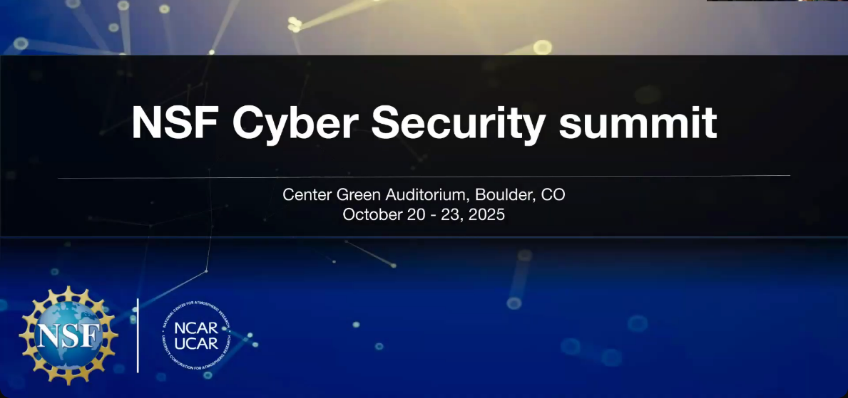 NSF Cybersecurity Summit 2025